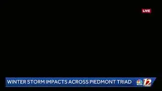 Latest winter storm forecast, impacts as heavy snow hits North Carolina