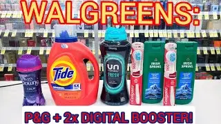 🤑WALGREENS🤑: SUPER DUPER P&G DEAL! + 2x DIGITAL BOOSTER!