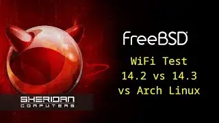 FreeBSD 14.2 vs 14.3 Wi-Fi Benchmark (Arch Linux Comparison)