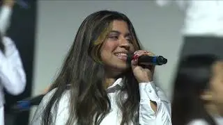 GEMS Education students performing Katy Perry&rsquo;s &ldquo;Roar&rdquo; at RewirEd Summit during Expo 2020 Dubai