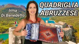 QUADRIGLIA ABRUZZESE (Quadriglia Slok) IRMA DI BENEDETTO - Organetto Abruzzese con immagini Abruzzo