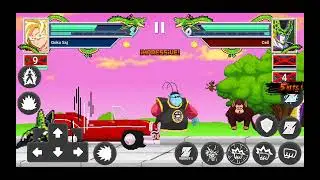 Goku ssj e vegeta ssj vs janemba Freeza e Cell 