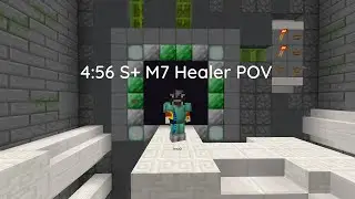 Casual 4:56 S+ M7 Healer POV | Hypixel Skyblock Dungeons