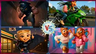 BRAINROT PRISONER 🆚 BRAINROT DANCER 🆚 BRAINROT RAPPER 🆚 BRAINROT GIRLS | TILES HOP