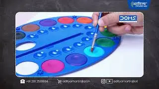 DOMS Magic Palette Aqua Color Cake |  #doms #stationarycollection #onlineshopping