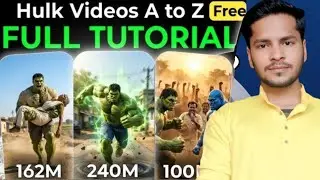 How To Create Perfect HULK Ai Videos (Full Course)🤔Ai Se Video Kaise Banaye | ai video kaise banaye