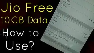 Jio Free 10GB Add-On Data ko Kaise istemal kare? | Hindi - हिंदी
