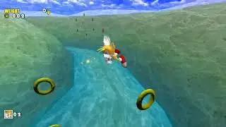 Sonic Adventure Tails Swimming animation test