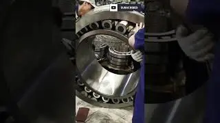 😱 Huge Roller Bearing Assembly 🔥Perfect Machining#machinists #bearing #engineering #shorts
