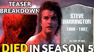 Will Steve Harrington Die in Stranger Things Season 5? I Teaser Breakdown Explained