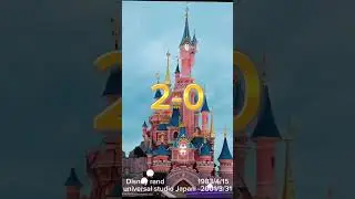 Disney land　SV　universal　studio　Japan#USJ#TDL#universalstudioJapan#Disney land#比較