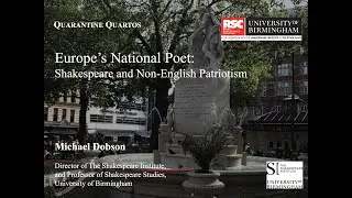 Europe's National Poet: Shakespeare and Non-English Patriotism
