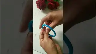 silk thread bangle wrapping easy technique #viralvideo #howtomake #video #trendingshorts #shortvideo