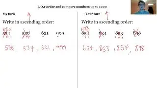 Year 3 - Order and compare numbers