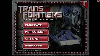 Transformers Battle for the Matrix [FULL] Menu Music [High Quality]