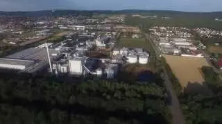 Flug in der Abendsonne nach Buchberg