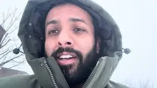 Snow Storm in Brampton, Canada #canada #brampton #india #delhi #punjab