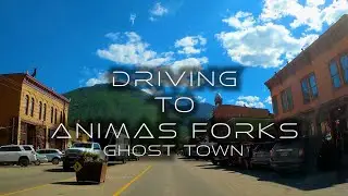 Driving to Animas Forks Ghost Town through Silverton, Colorado #GhostTown #Colorado