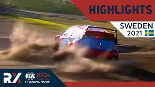 World RX2e Final Highlights : World RX of Sweden : Rallycross Highlights from H&ouml;ljes
