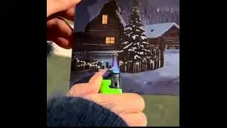 Temperature Color Change Thermochromic Pigment Powder Using On The Christmas Card!