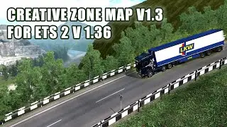 ETS 2 1.36 Map Mod - Trucking in The Hills