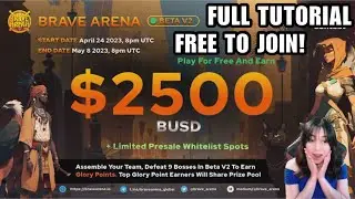 FREE TO PLAY Brave Arena Beta V2: Win $2,500! (Full tutorial and contest mechanics in English)