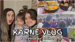 KARNE VLOG(karnede ne aldım?SÜRPRİZ SONDA!!)