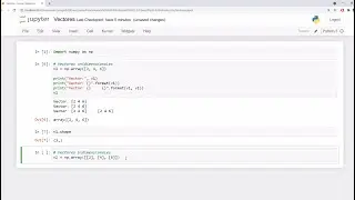 Vectores (álgebra lineal) en Python usando NumPy