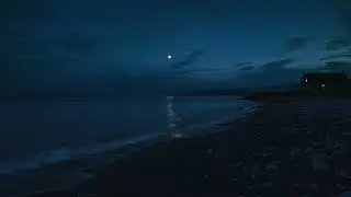Calm Night by the Sea 🌙 Deep Sleep Music with Gentle Ocean Waves - Coastal Cottage