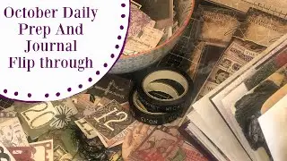 October Daily Prep and Journal Flip Through