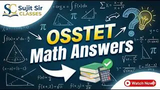 OSSTET Math Previous Year Question Paper | All Questions Solved | PCM Full Solution #osstet #maths