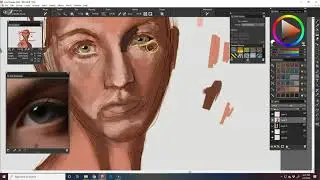 Corel Painter 2020 Artists Oils Category (Bristle Brush & Blender) Recording #35
