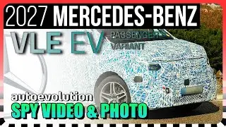 2027 Mercedes-Benz VLE Electric Passenger Van // SPY VIDEO