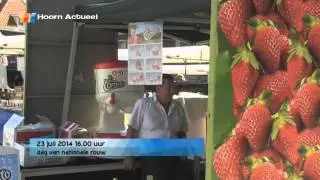 Zelfs op de Roode Steen in Hoorn is het stil