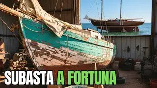 Compré un raro velero americano por SOLO $500 en una subasta — ¡Lo restauré y lo vendí por $100,000!