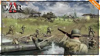 D-DAY ยกพลขึ้นบก ถล่มกองพันแพนเซอร์ - Men of war 2 ไทย : USA Campaign #5