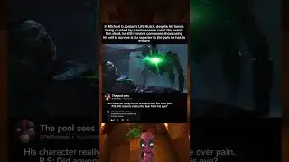In Michael B Jordan's Life Hutch, despite his hands being crushed by a bot, he remains composed
