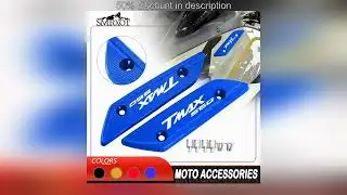 Latest Products You Must Know!&nbsp;#tmax560 Mirror Hole Cover Motorcycle Windscreen Driven Mirror Eli