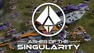 Ashes of the Singularity - HARDEST WAR Amazing Combat Gameplay