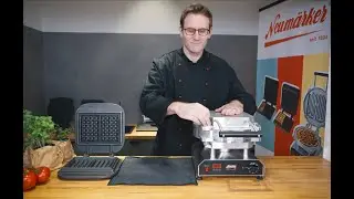 Thermocook das Profiwaffeleisen f&uuml;r Pizza, Panini, Waffeln, Cr&ecirc;pes & Pancakes - von Neum&auml;rker