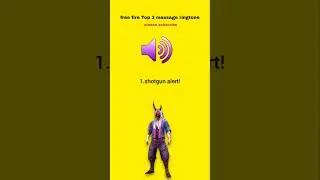 Shotgun alert || free fire Top 3 message ringtone #youtubeshorts #shorts