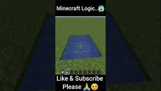 Minecraft Logic.. 😱 In Minecraft Gameplay Epic Moments #trending #viralshort #minecraft #youtube