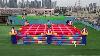 Get Lost in Fun: Custom Large Inflatable Maze Adventure! 🌀🎈 Chinee Inflatables T11-6000