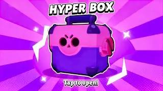 Я получил Гипербокс в Brawl Stars и много Гиперзаряженных скинов.