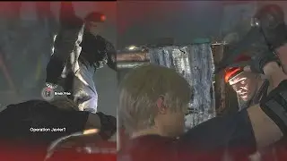 Different Ways Krauser Can Kill Leon Death Animations Resident Evil 4 Remake