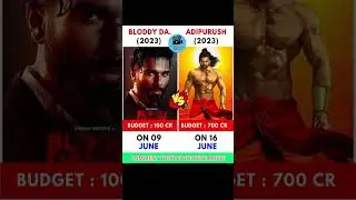 adipurush VS bloody daddy Movie Comparision _ Box Office Collection #shorts