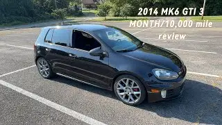2014 MK6 GTI 3 MONTH/10,000 MILE REVIEW || POV DRIVE