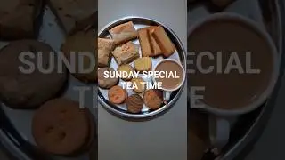 Sunday special tea time #tea #teatimesunday cookies 🍪 #shortsvideo #share