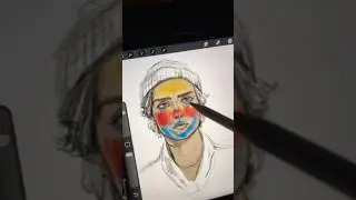 Coloring skin using color zones technique #colorzone #coloring #procreate #fanart #mikewheeler