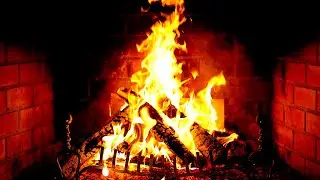 🔥 Fireplace 4K (12 HOURS). Cozy Fireplace with Burning Logs and Crackling Fire Sounds